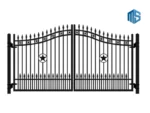 Driveway Double Swing Gates Traditional Style 01