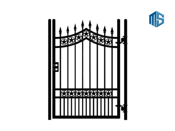 Pedestrian Gates Traditional Style 01