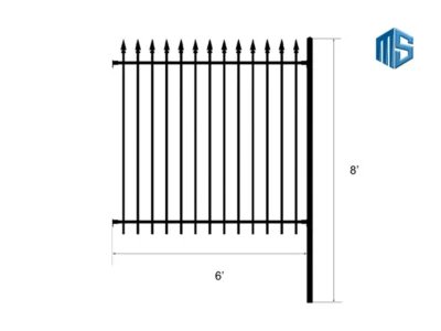 Iron Fence Traditional Style 02