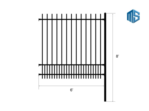 Iron Fence Traditional Style 13