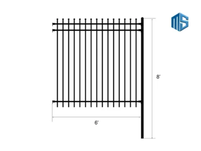 Iron Fence Traditional Style 01