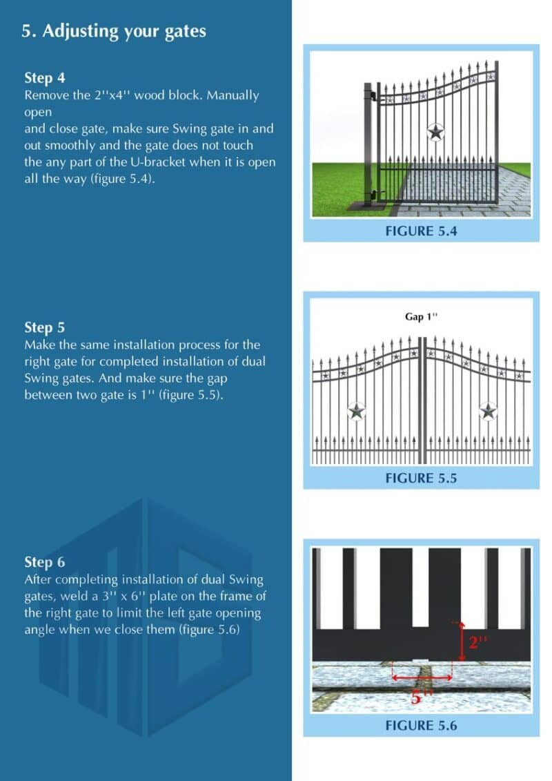 How To Install Double Swing Gates - Metal Solutions USA LLC