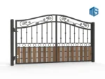 Driveway Swing Gates Vintage Style 02