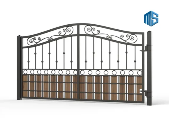 Driveway Swing Gates Vintage Style 02