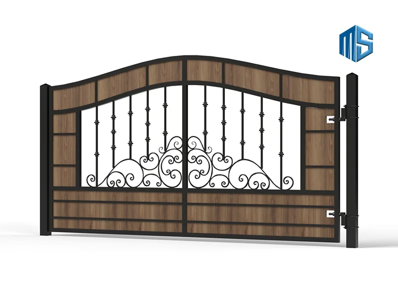 Driveway Swing Gates Vintage Style 04