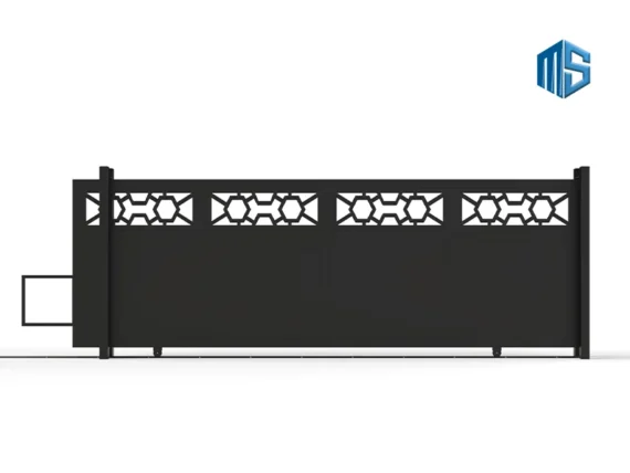 Driveway Sliding Gates Contemporary Style 02