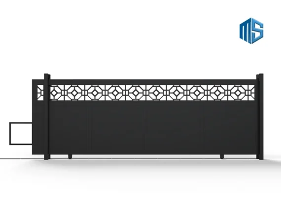 Driveway Sliding Gates Contemporary Style 06