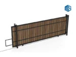 Driveway Sliding Gates Vintage Style 01