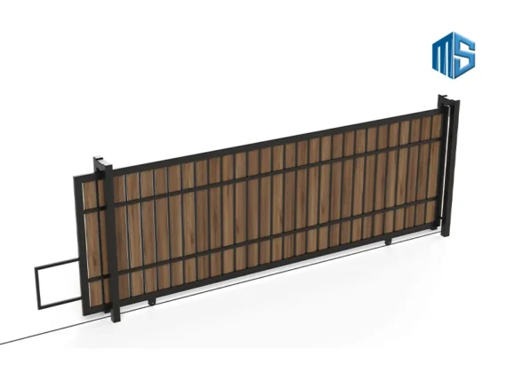 Driveway Sliding Gates Vintage Style 01