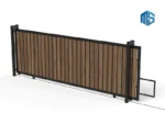 Driveway Sliding Gates Vintage Style 01