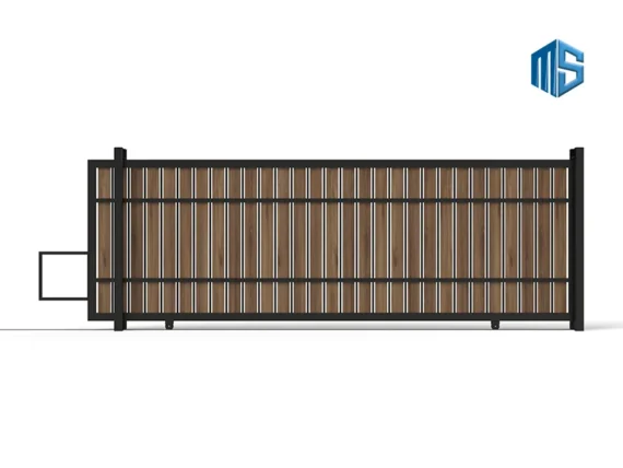 Driveway Sliding Gates Vintage Style 01