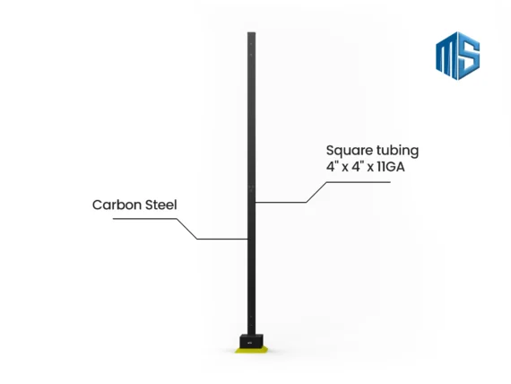 Camera Light Poles Base with J-Bolts