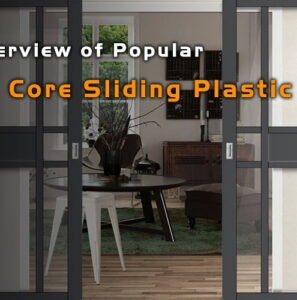 Steel Core Sliding Plastic Door