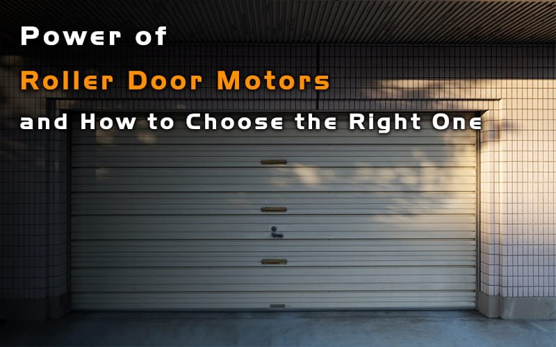 Roller Door Motors