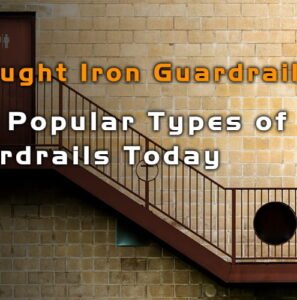 Wrought iron guardrails