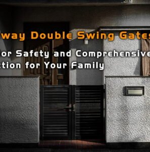 driveway double swing gates