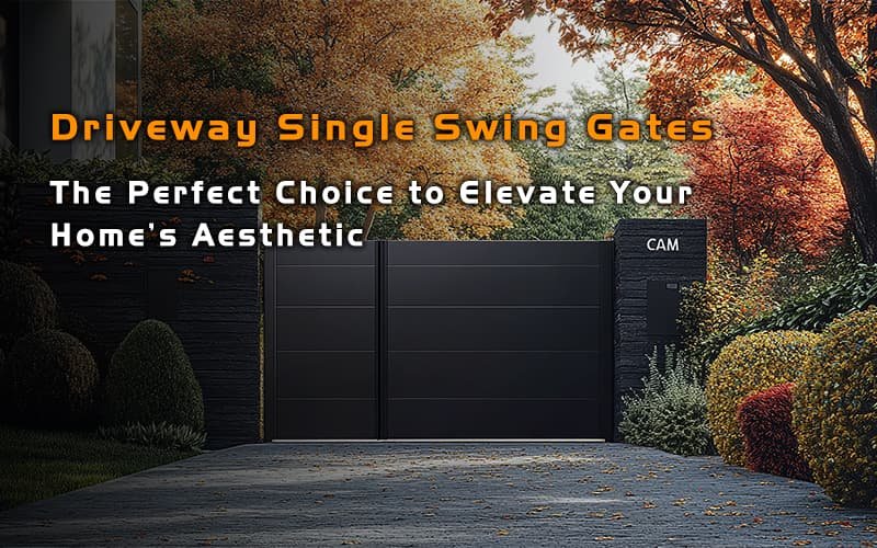 Driveway Single Swing Gates