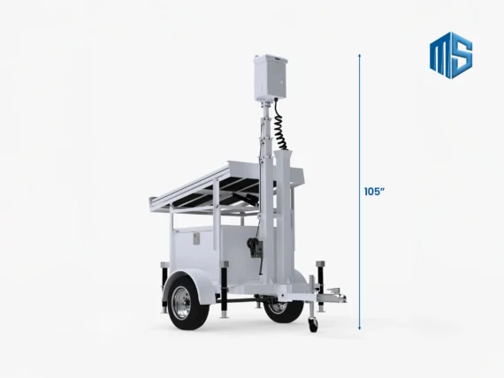 Solar Powered Security Camera Trailer