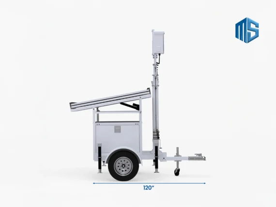 Solar Powered Security Camera Trailer