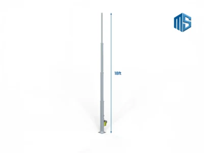 Manual Telescopic Mast with Hand Winch