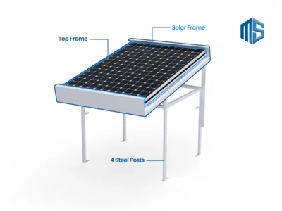 Adjustable Solar Rack with Lift Kit