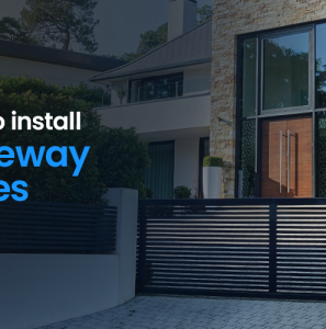 How to install Driveway Double Swing Gates