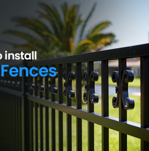 How to install Iron Fences